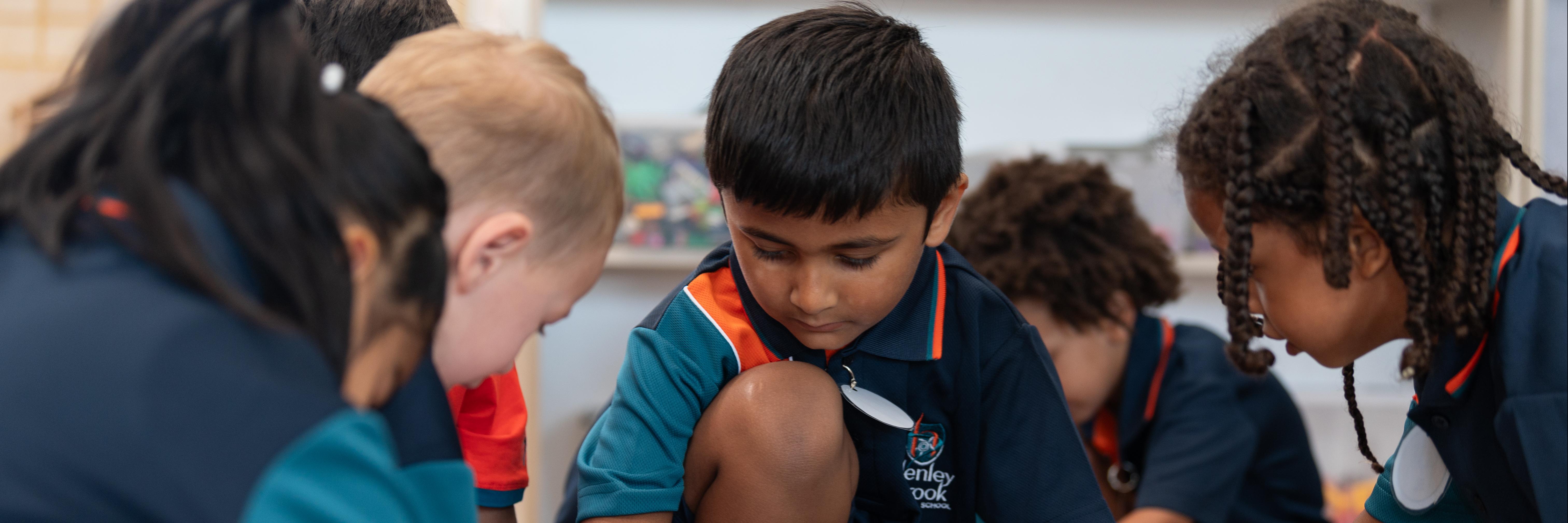 Students engaging in play
